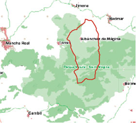 Mapa Albanchez